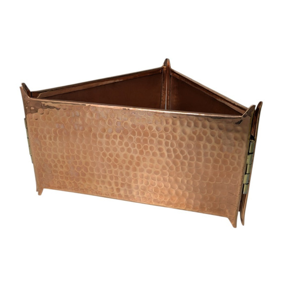 Sertodo Copper Triangle Stand for Catering Display Serving Hand Hammered Mexico - Picture 1 of 16